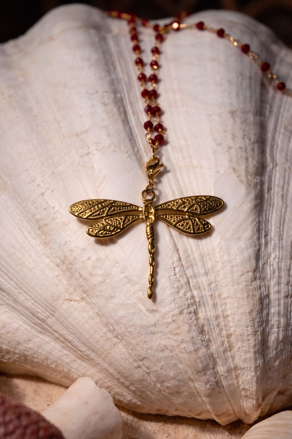 Collana Libellula Rossa