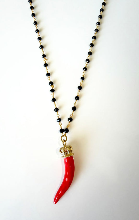 Collana Cornetto Rosso